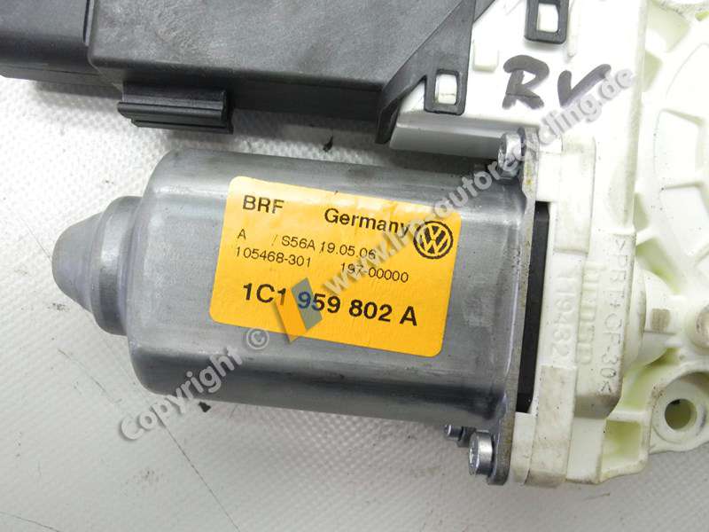 VW Golf IV 1J BJ2006 5-trg Motor Fensterheber vorn rechts 1C1959802A